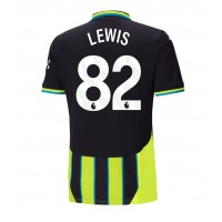 Camiseta Manchester City Rico Lewis #82 Visitante Equipación 2024-25 manga corta